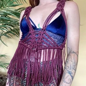 Handmade Macrame Crochet Top